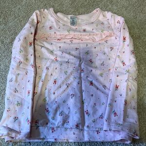 Carters 5T pink and floral shirt - like new
